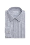 CHEMISE HOMME L’ÉCHAPPÉE RAYÉE BLEUE MARINE