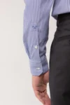CHEMISE HOMME L’ÉCHAPPÉE RAYÉE BLEUE NUIT